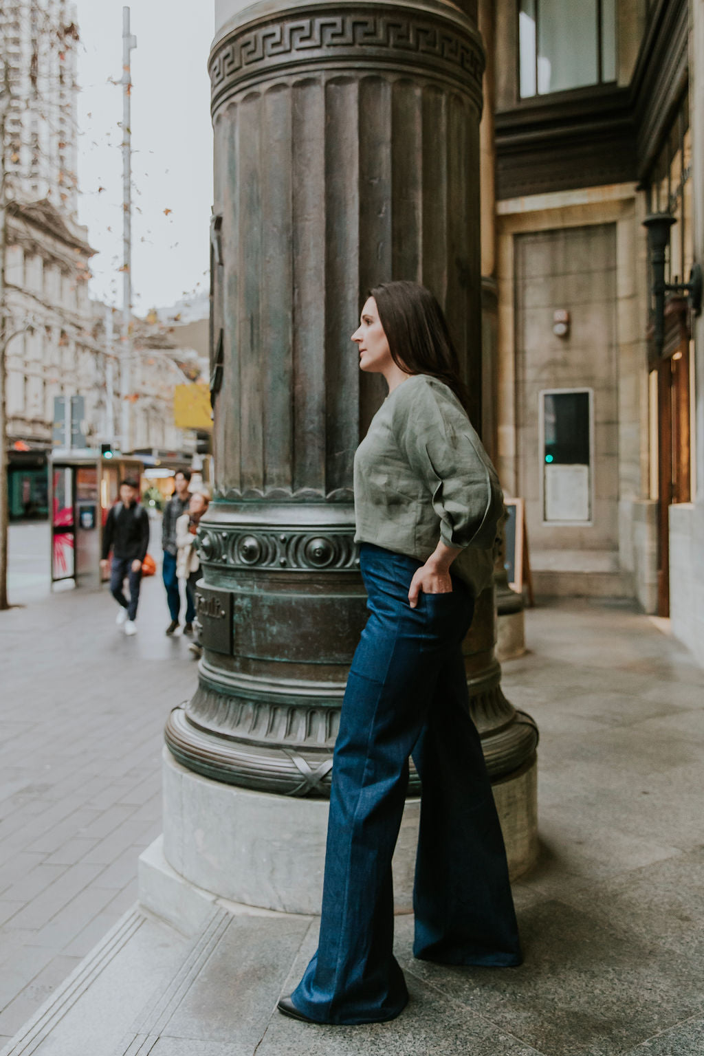 Lindie Blouse - Olive