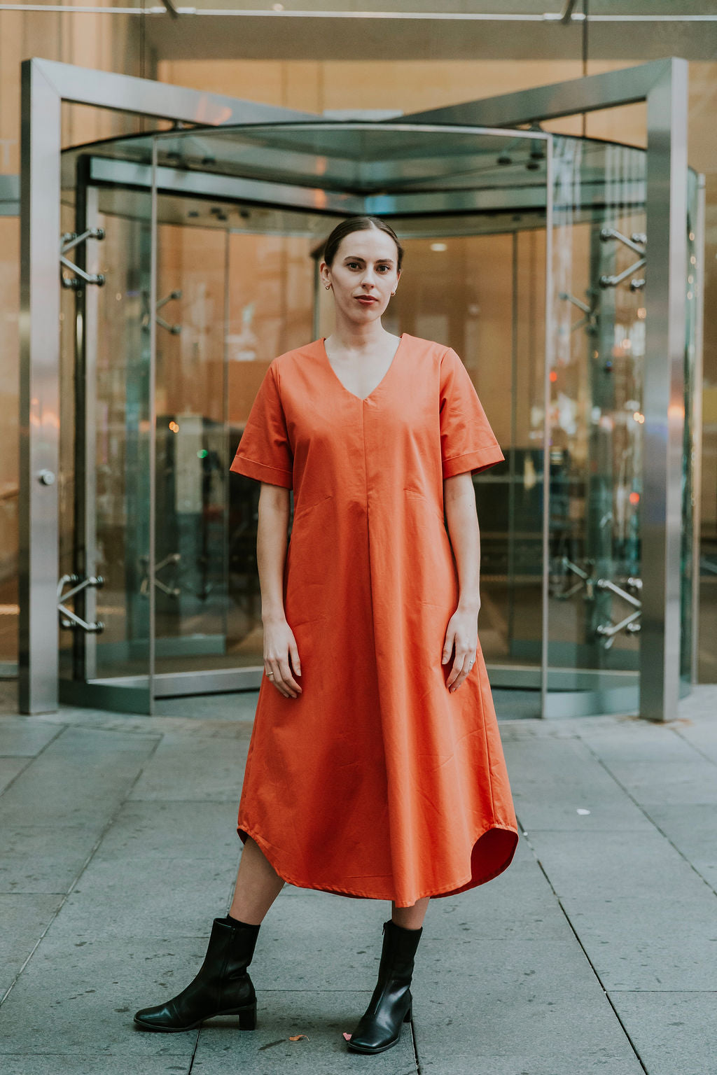 Sunset Smock Dress