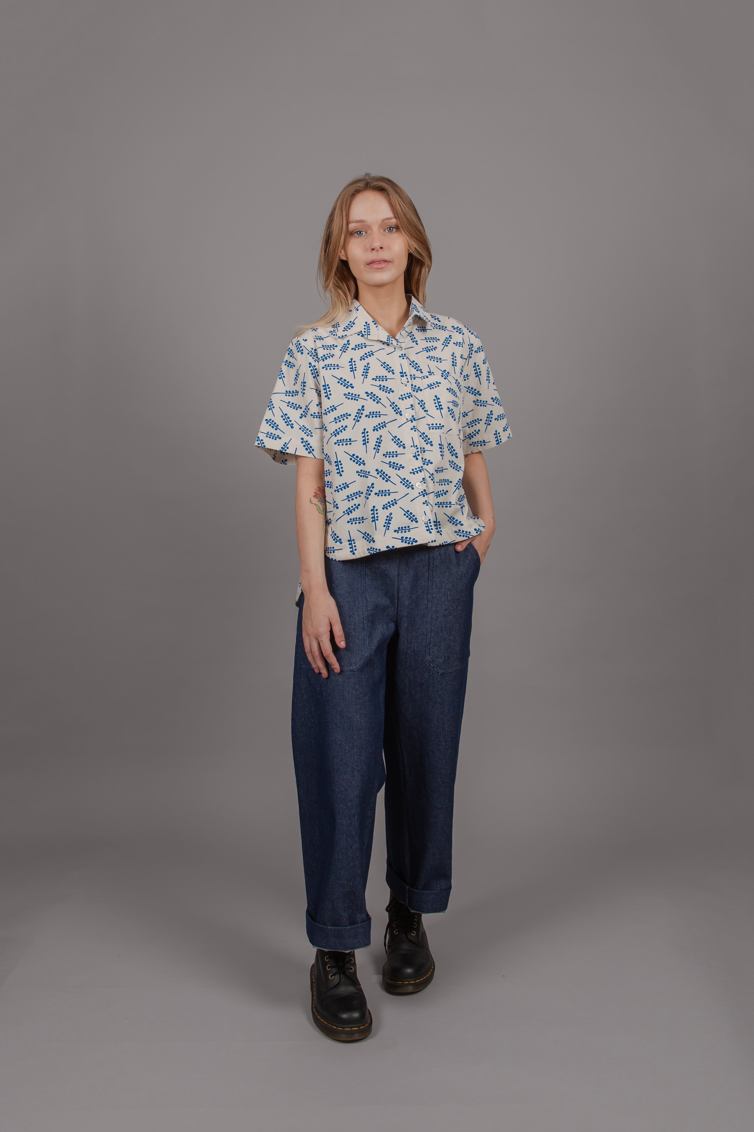 Kesjer Shirt - Organic Cotton Print