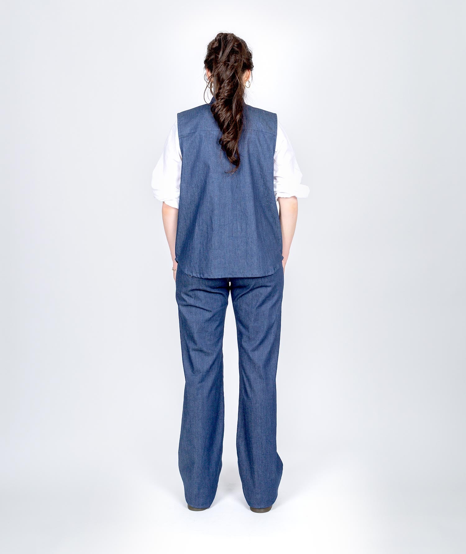 Jamie Waistcoat - Raw Denim