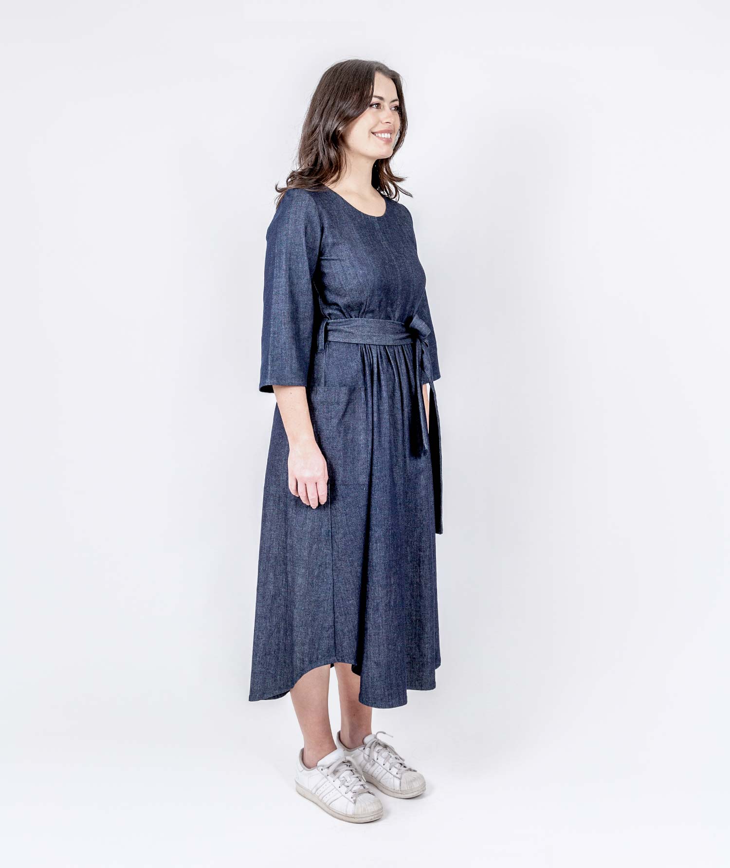 Denim Kajoli Dress – Tonic & Cloth